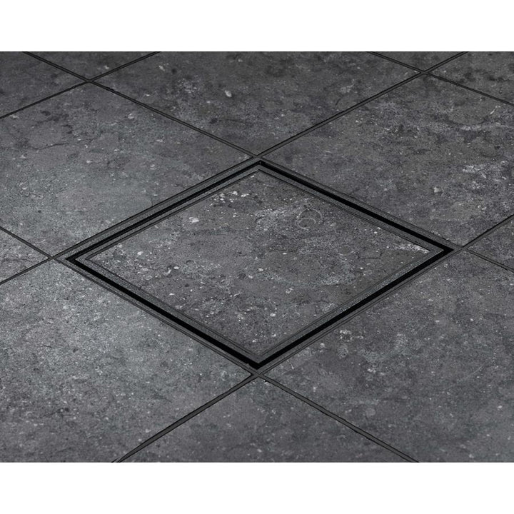 Golvbrunnssil Tile In Frame 200 Mörk Granit