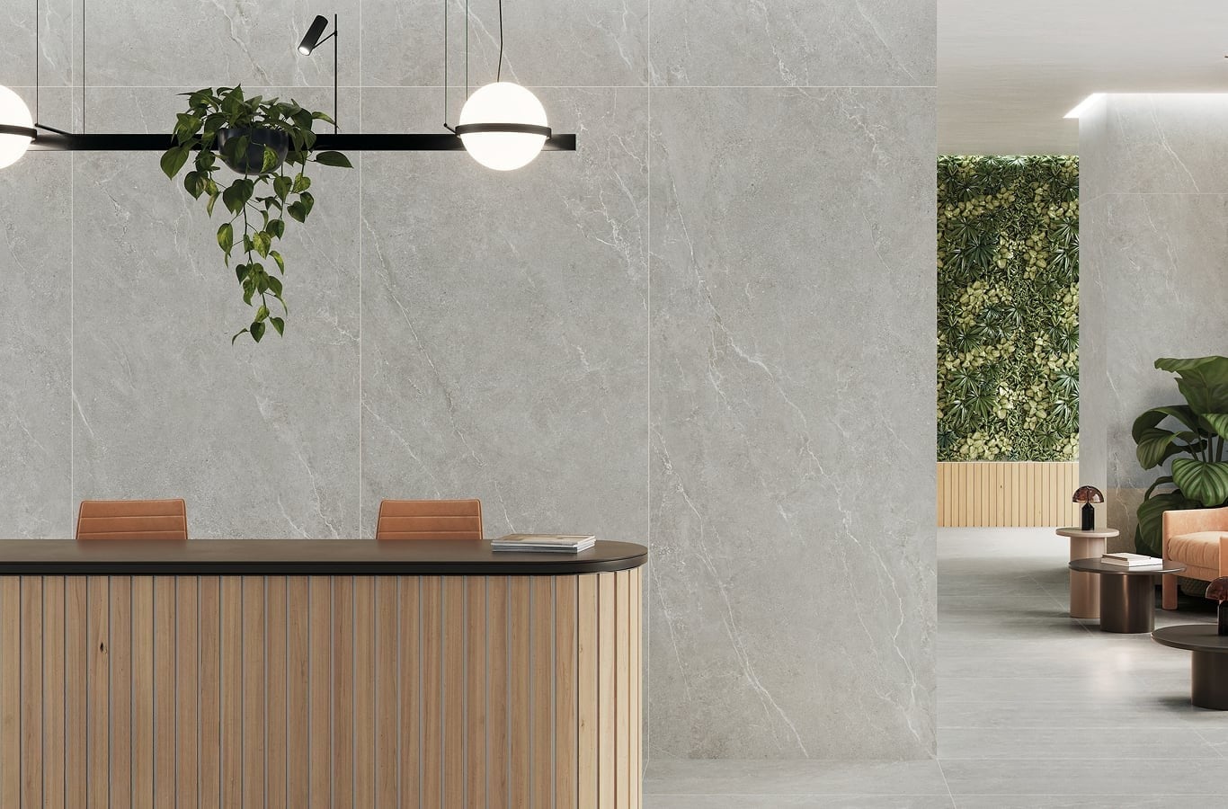 Uppsala Ljusgrå Matt Rect. 60x60 CM Klinker