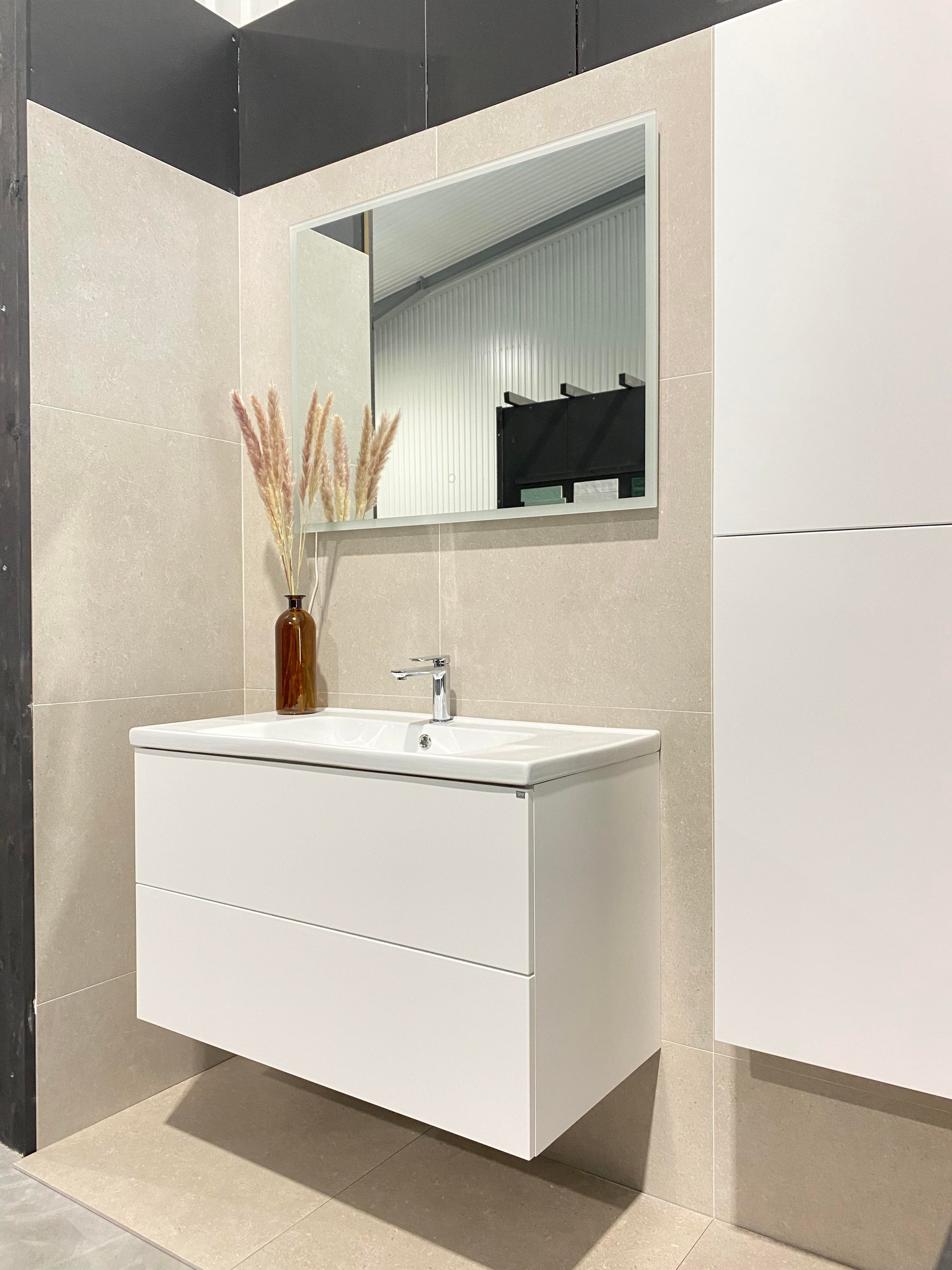 Gotland Kalk Beige Matt Rect. 60x60 CM Klinker - KakelExpress