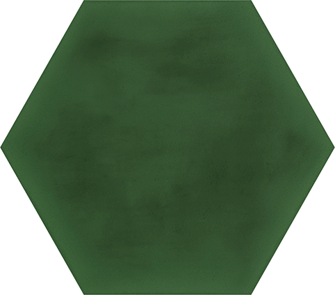 Hexagono Figuli Green 15x17 CM Klinker