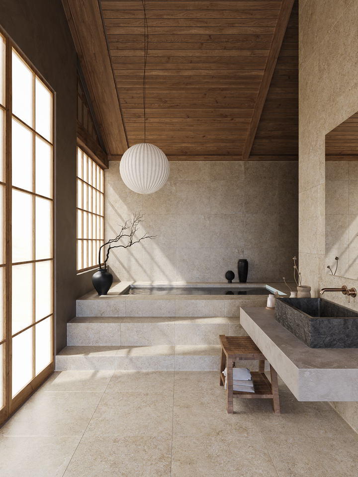 Gute Kalksten Beige 60x60 CM Klinker