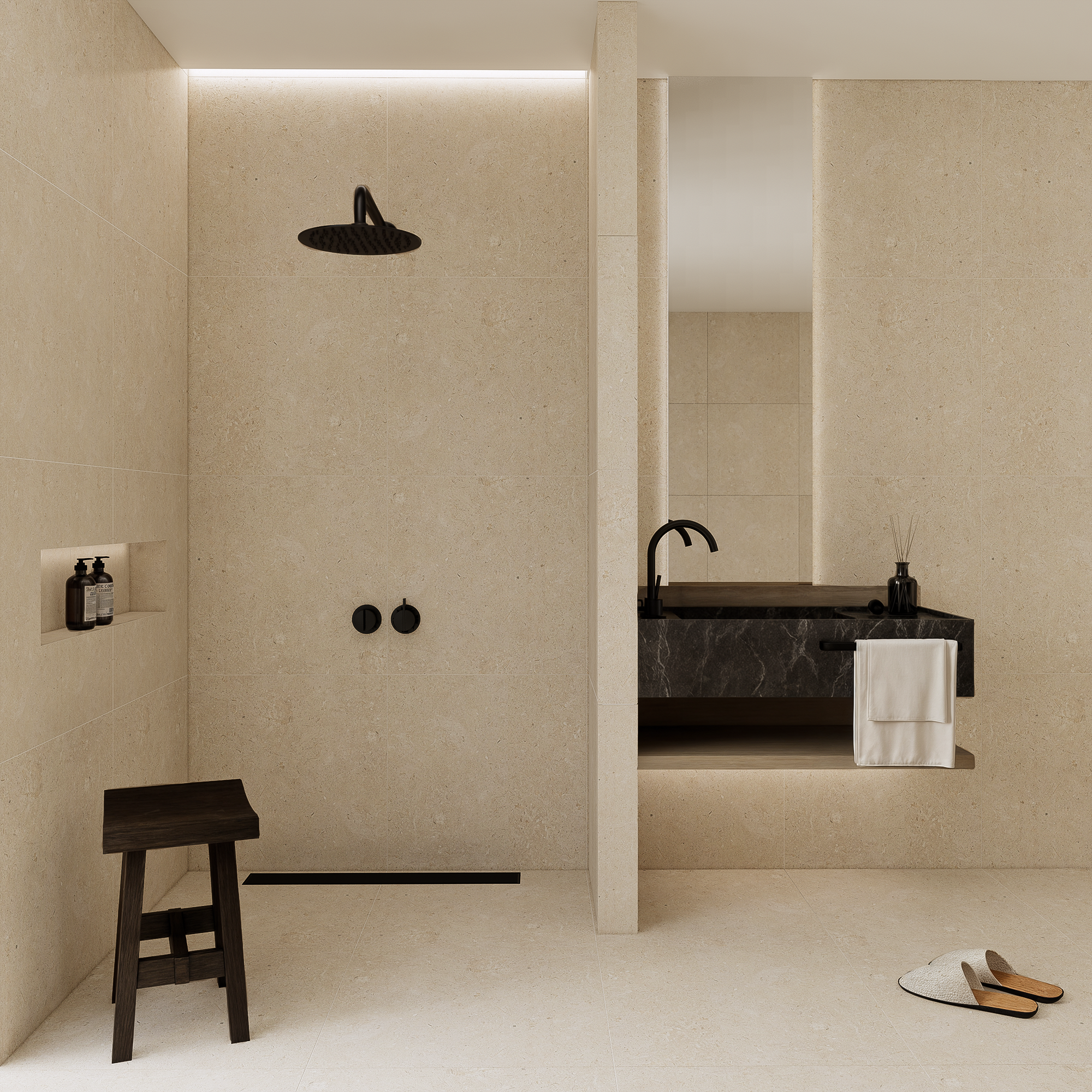 Norr Kalk Ivory Matt 15x15 Klinker (Specialkapad vid beställning) - KakelExpress