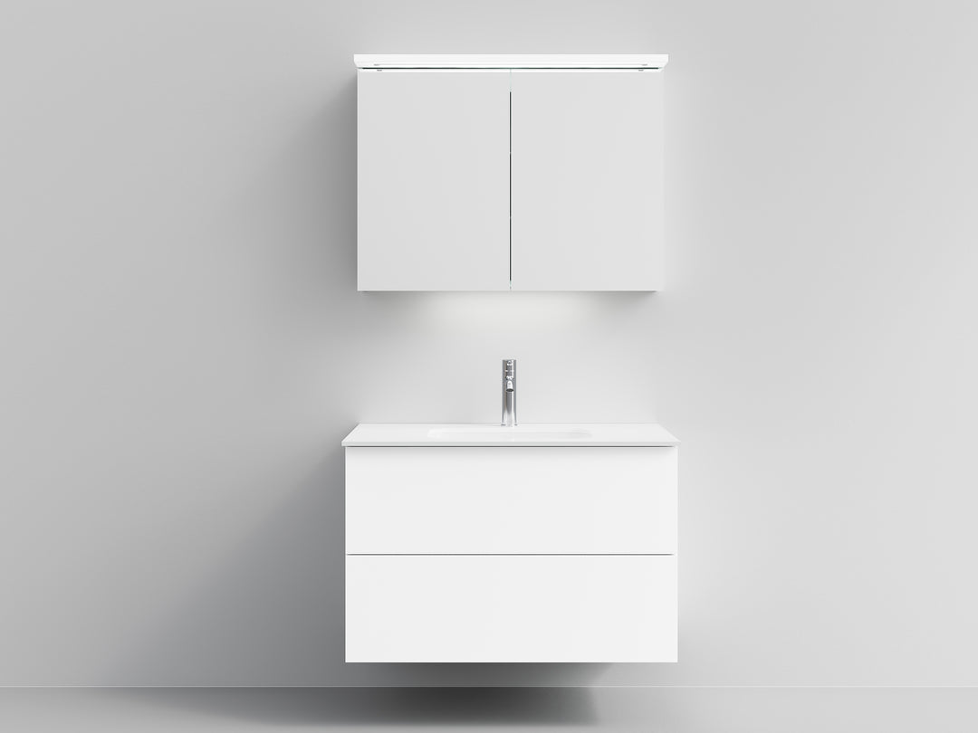 Design 90 CM med spegelskåp