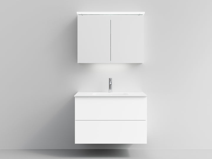 Design 90 CM med spegelskåp