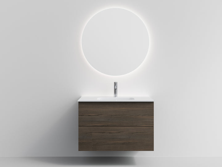 Design 90 CM med LED-spegel