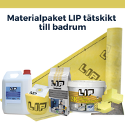 LIP Tätskiktspaket upp till 30m² Golv & Vägg