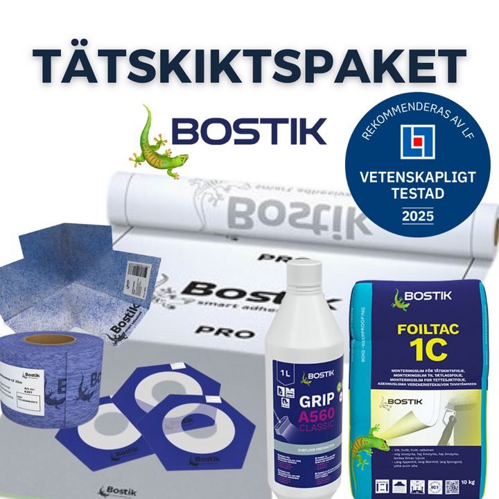 Bostik Tätskiktspaket upp till 45m² Golv & Vägg