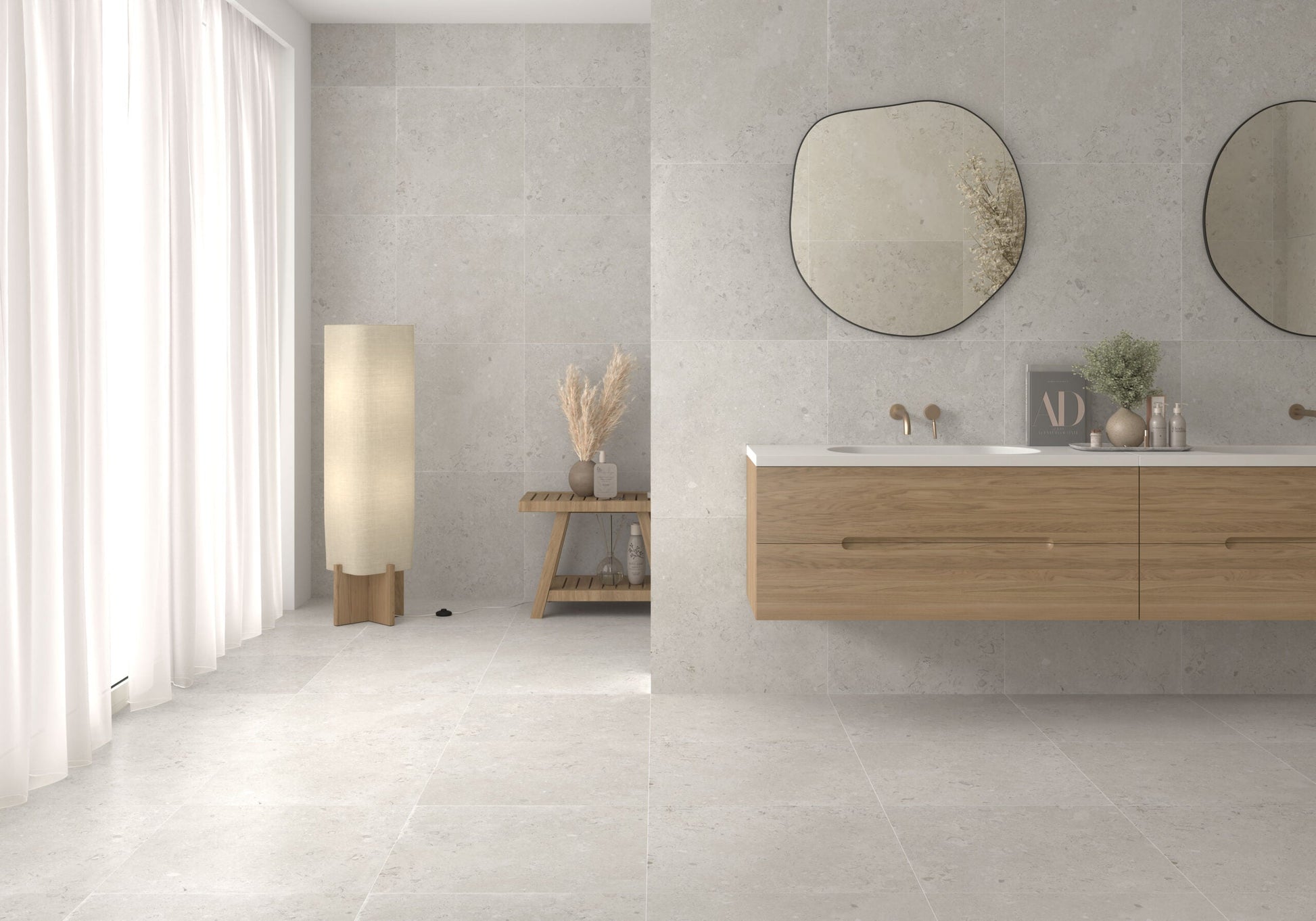 Aspö Kalk Vit Matt Rect. 60x60 CM Klinker - Trendi Kakel - KakelExpress