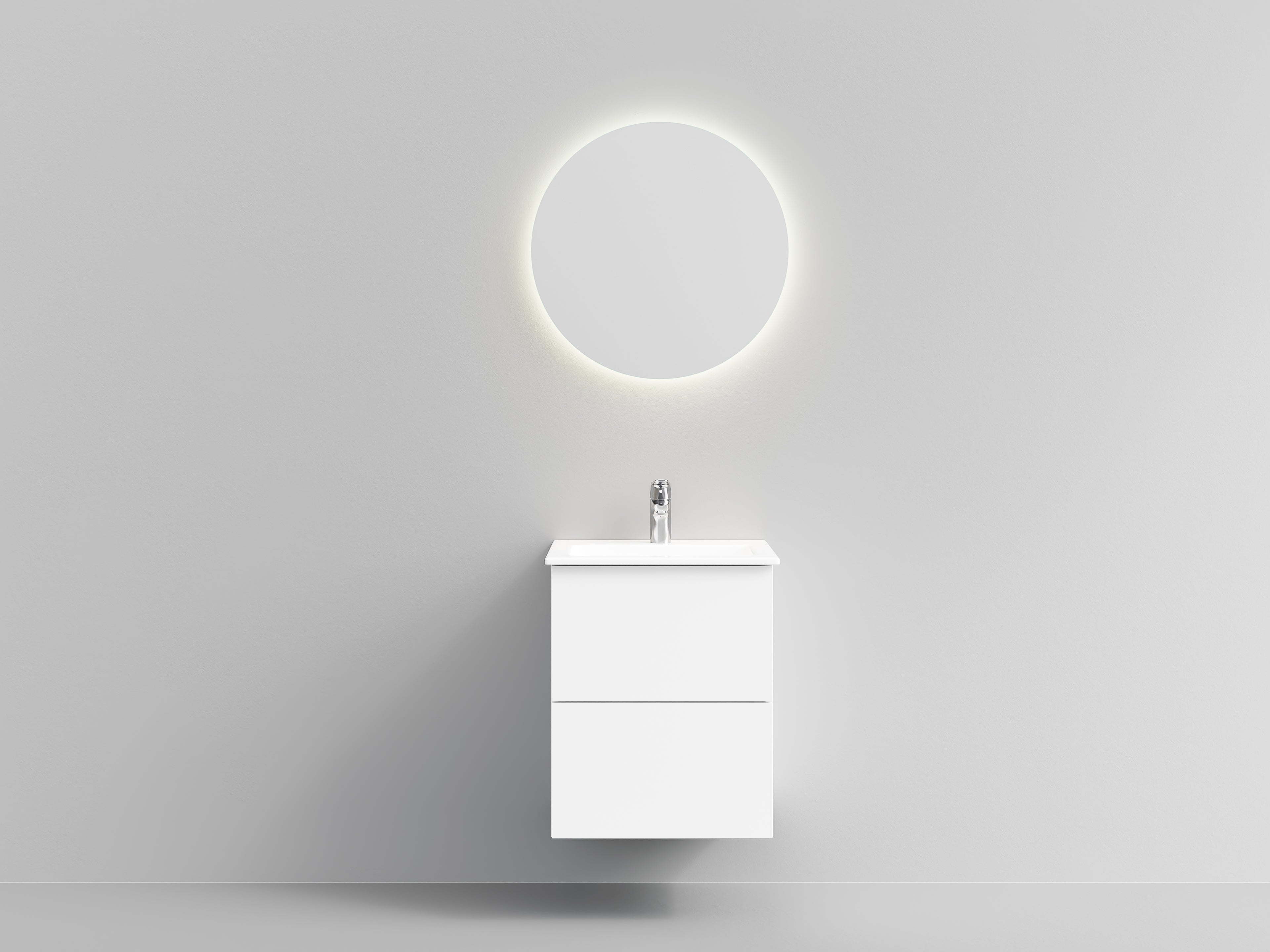 Astra 50 CM med LED - spegel - Temal - KakelExpress