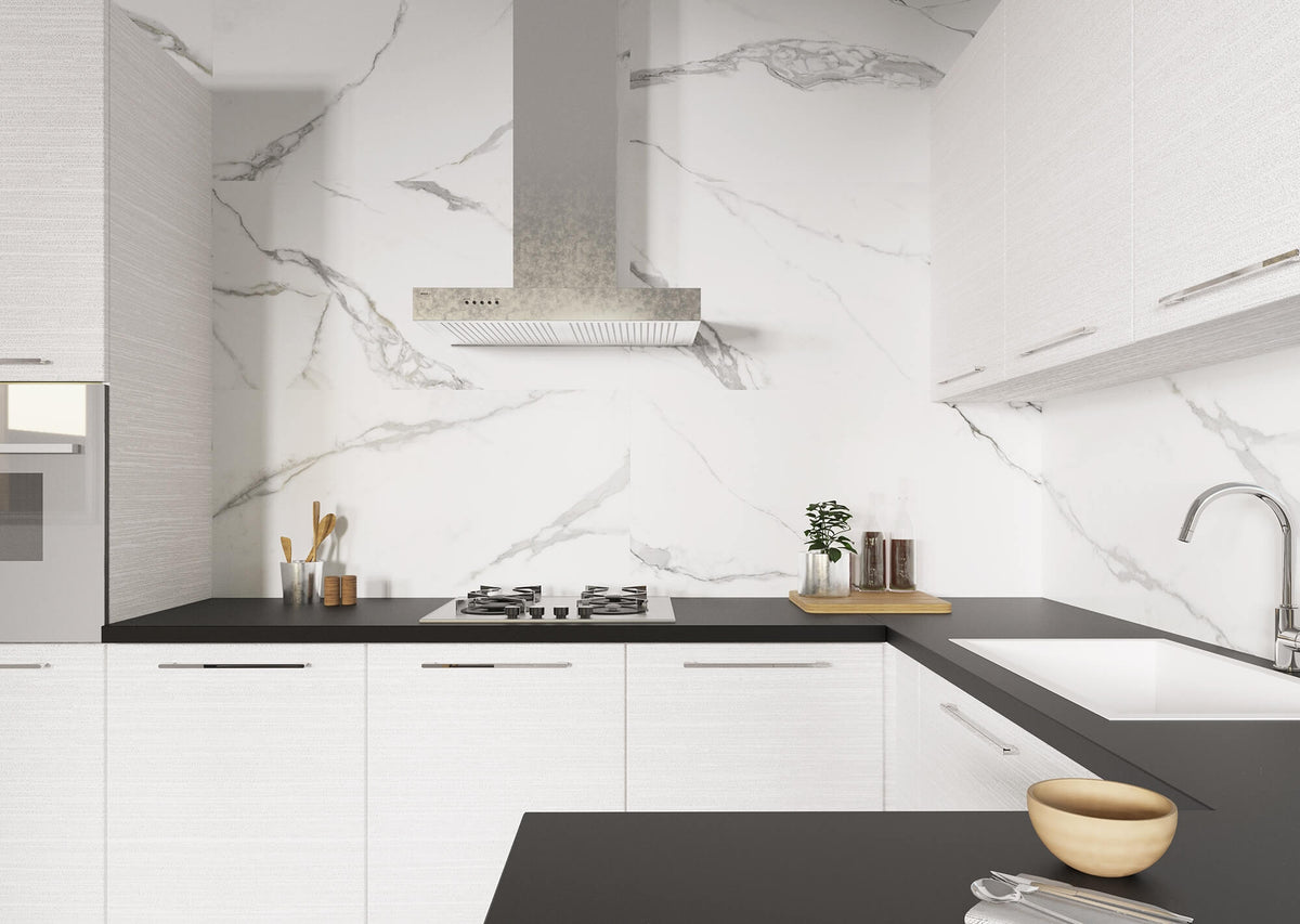 Bianco Lux White Blank Rect. 60x60 CM Klinker - Trendi Kakel - KakelExpress