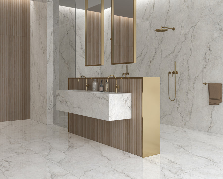 Calacatta Natural Blank Rect. 60x60 CM Klinker - KakelExpress