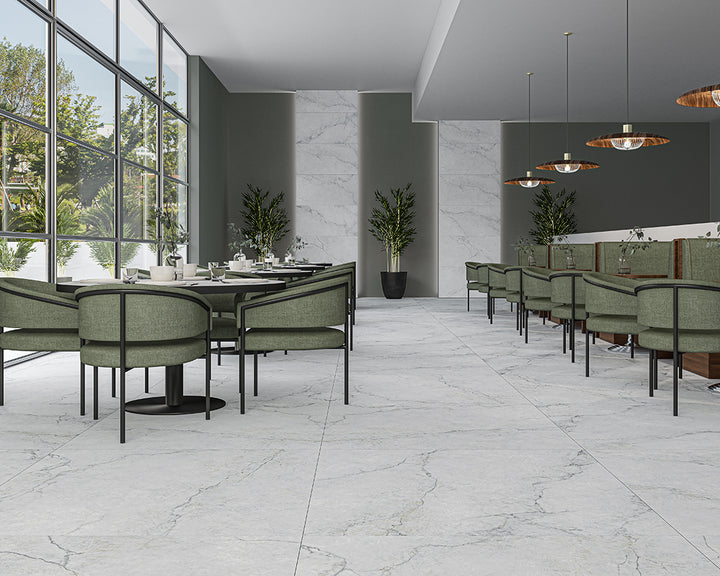 Calacatta White Matt Rect. 60x60 CM Klinker - KakelExpress