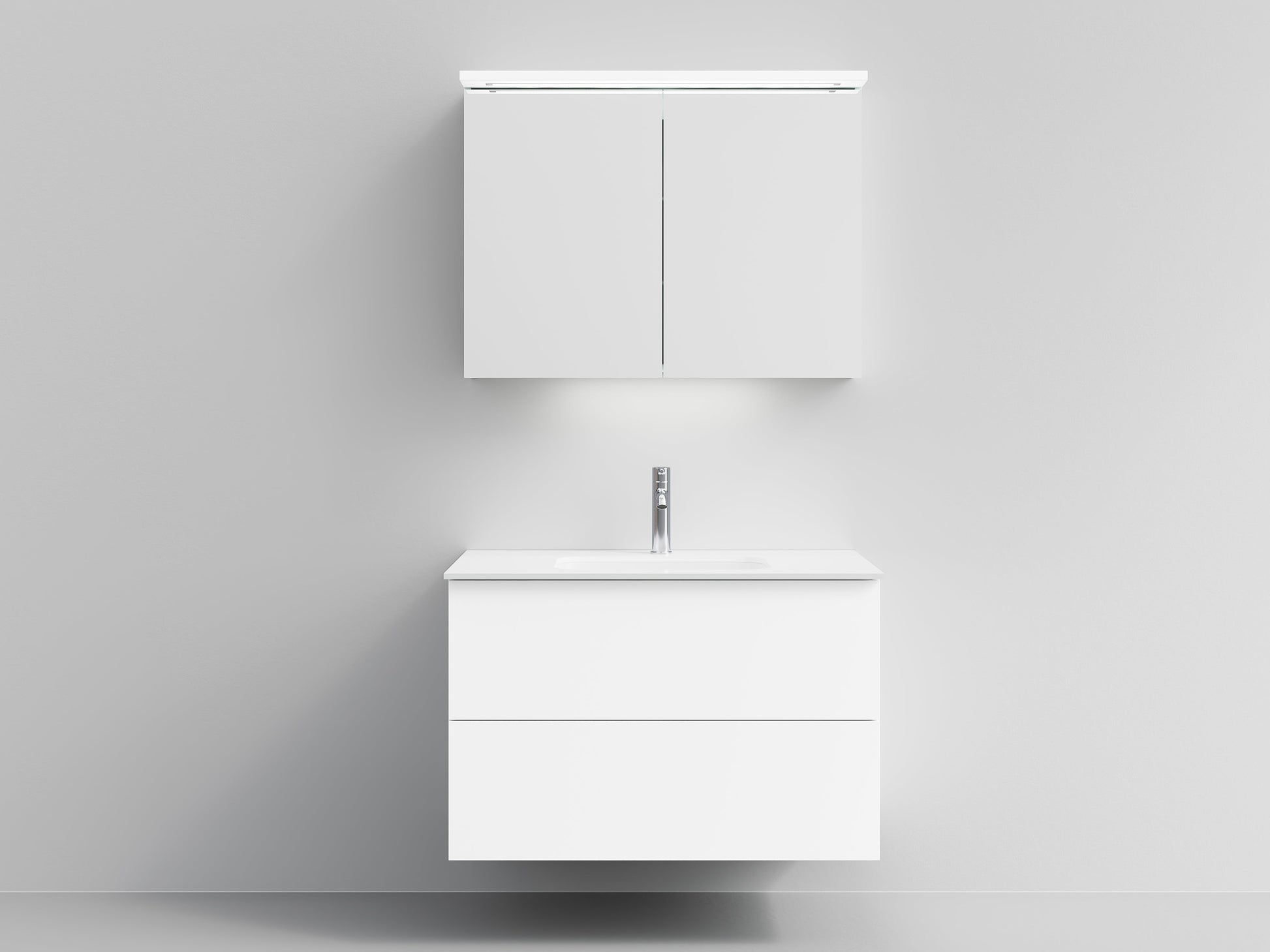 Design 90 CM med spegelskåp - Temal - KakelExpress