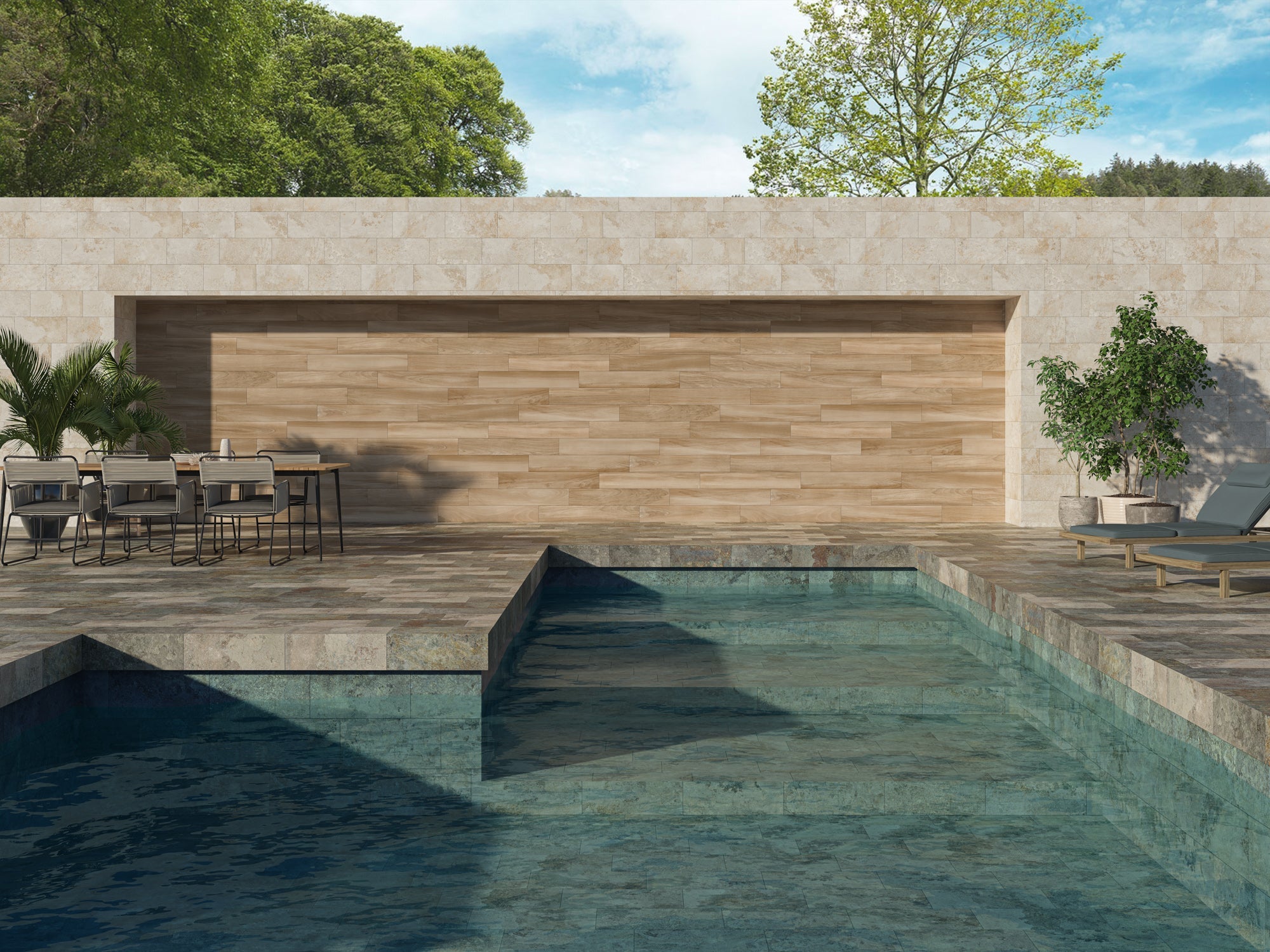 Earth Stone Turquoise 30x60 CM Rect. Matt Klinker - Trendi Kakel - KakelExpress