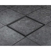 Golvbrunnssil Tile In Frame 200 Mörk Granit - TEBO - KakelExpress