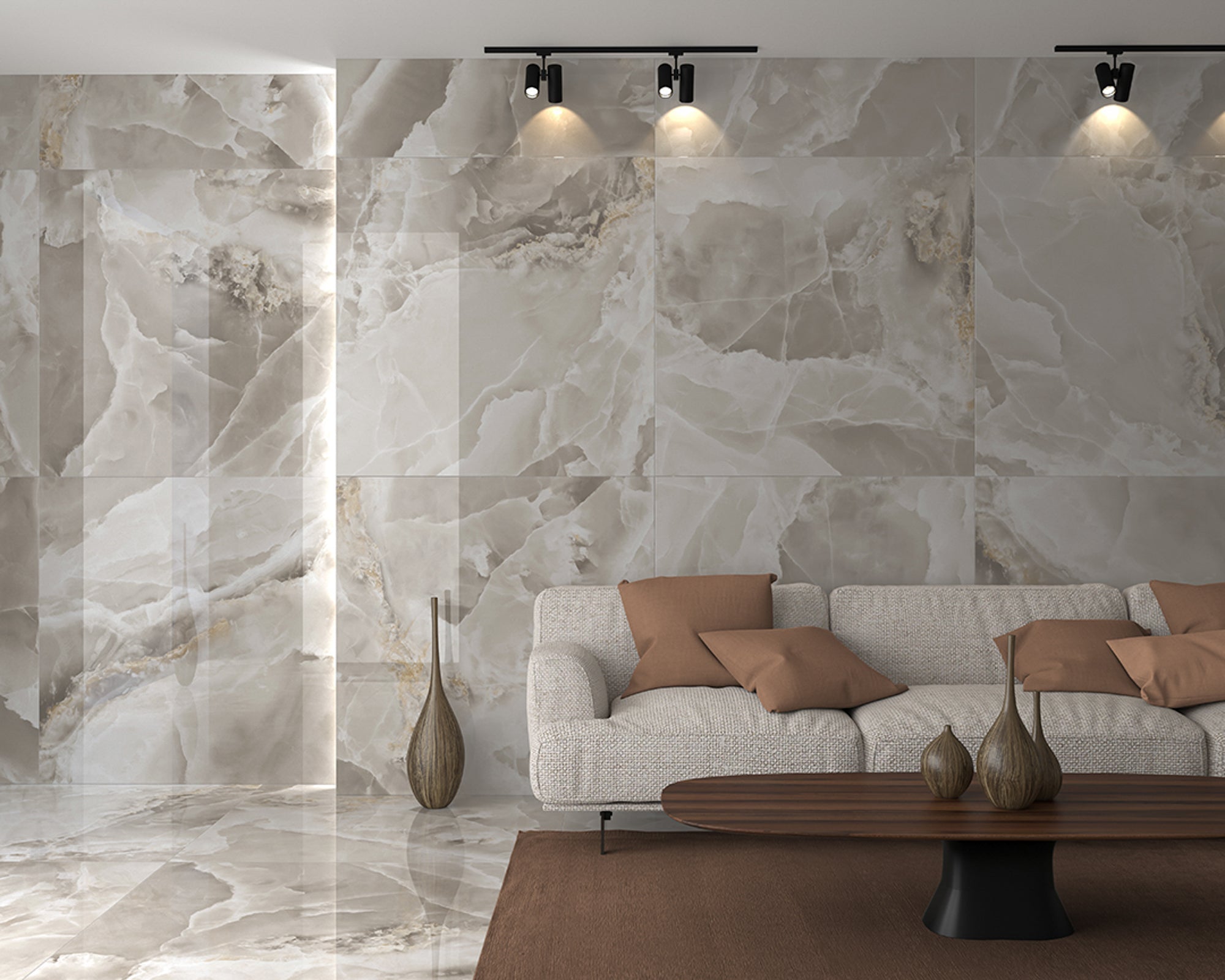 Granada Lux Taupe 60x120 CM Blank Klinker - Trendi Kakel - KakelExpress