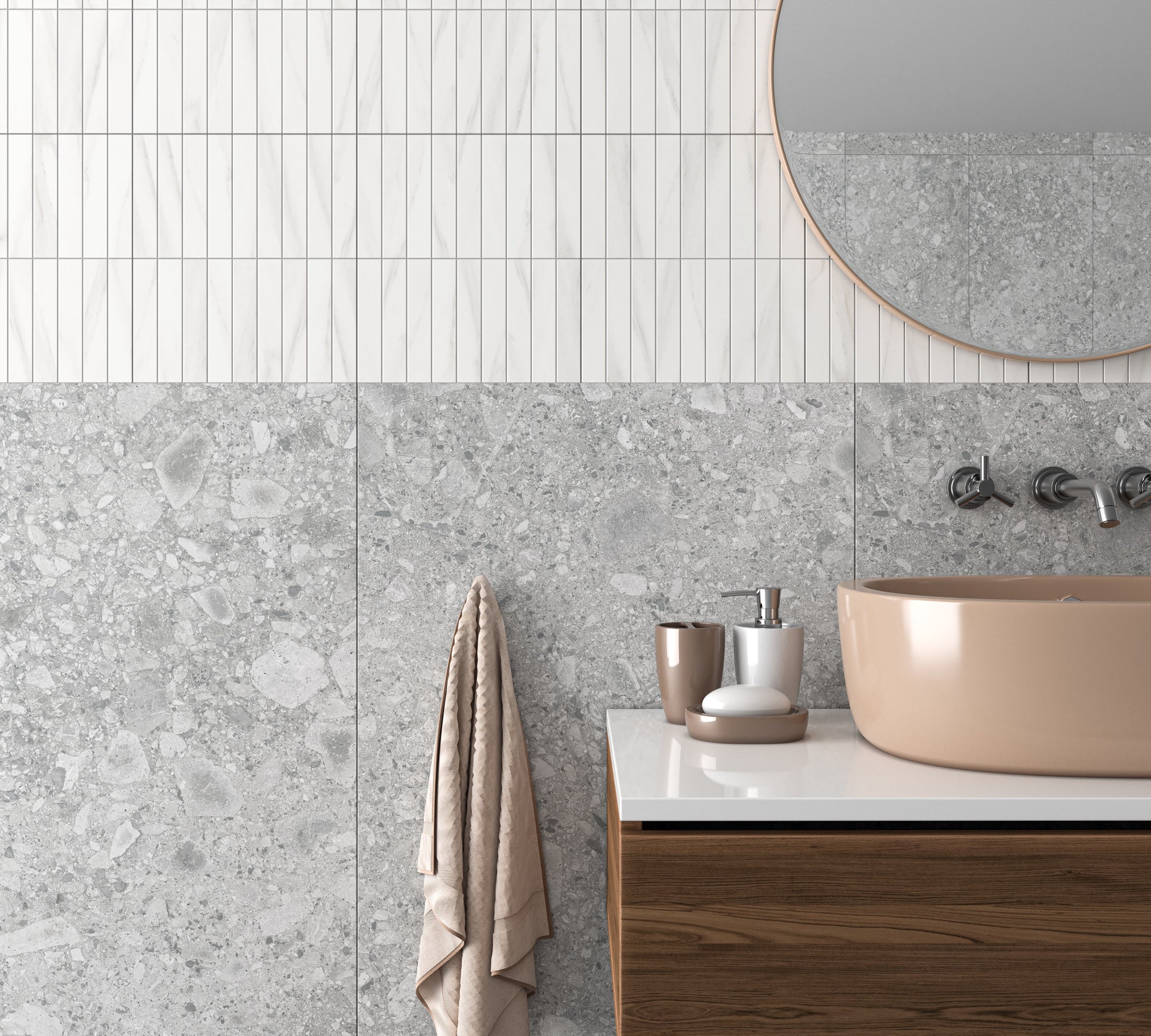 Ceppo Stone Silver 60x60 CM Rect. Matt Klinker - KakelExpress