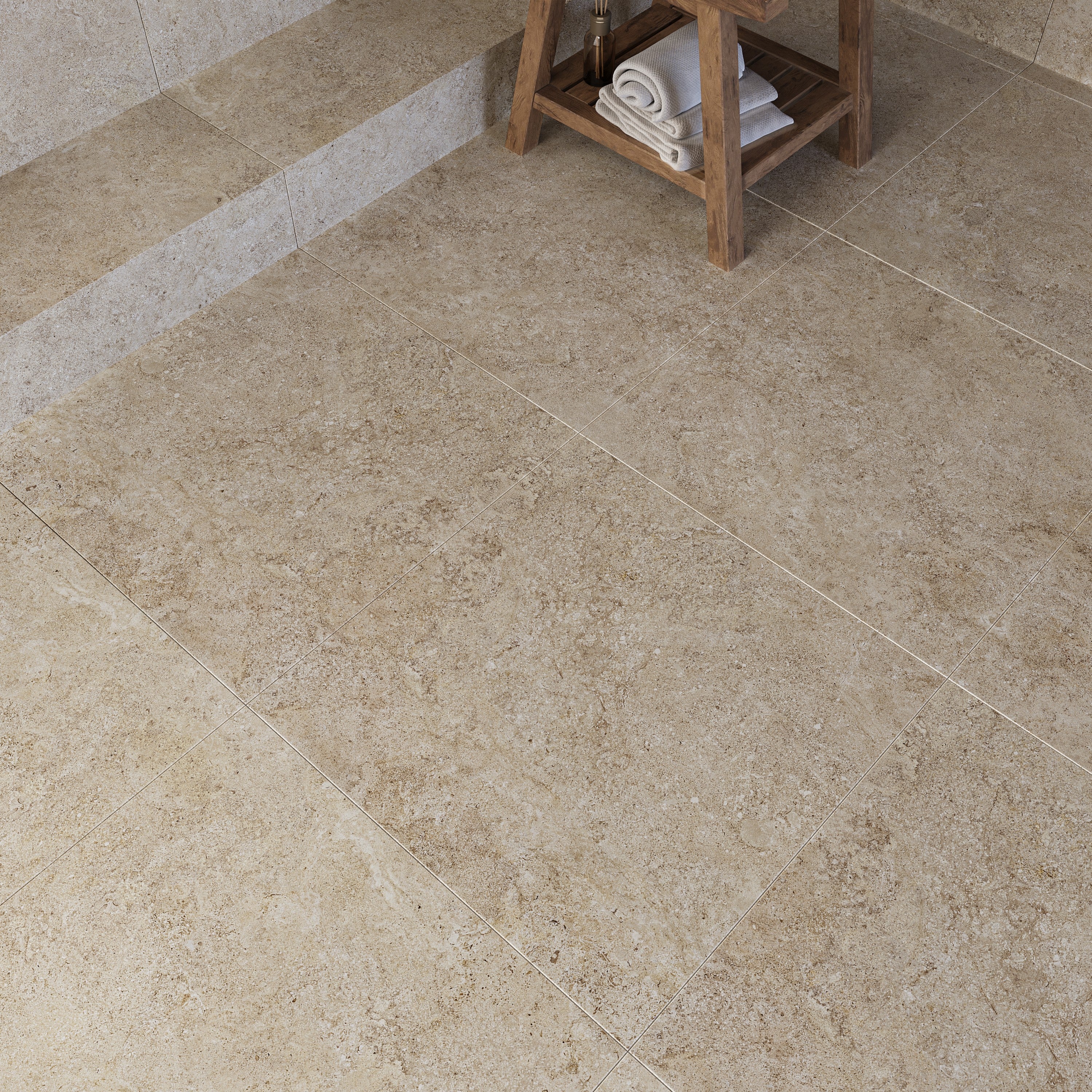 Gute Kalksten Beige 60x60 CM Klinker - Trendi Kakel - KakelExpress