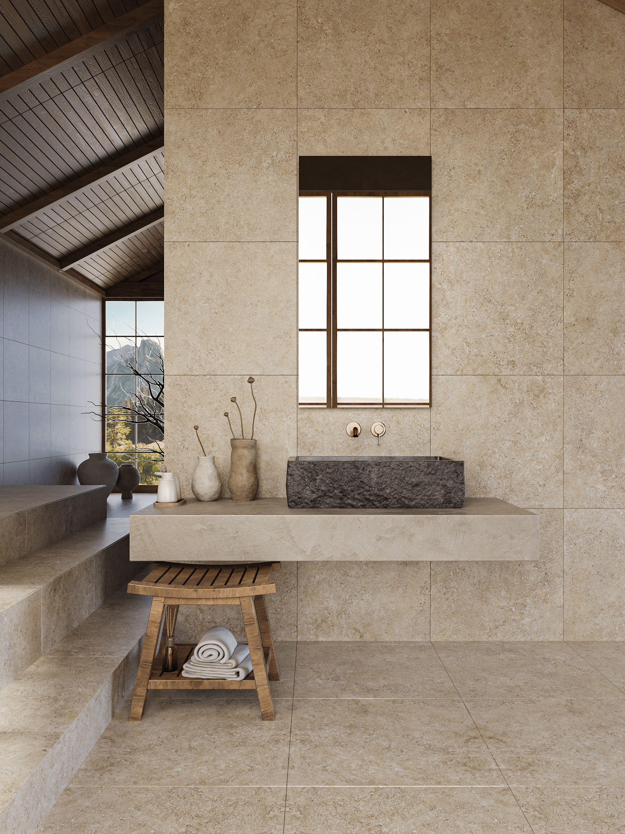 Gute Kalksten Beige 60x60 CM Klinker - Trendi Kakel - KakelExpress