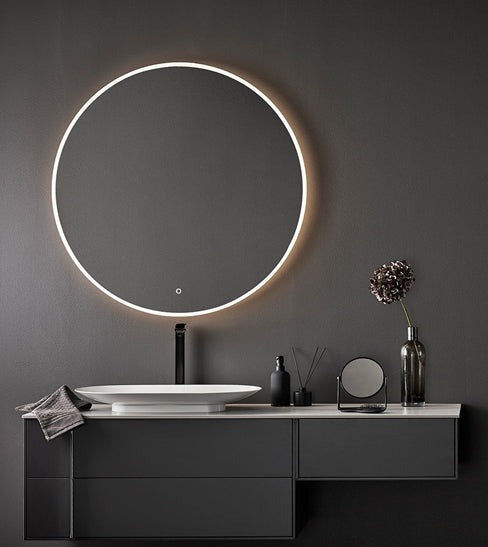 Spegel Store Round LED 1000 Hafa
