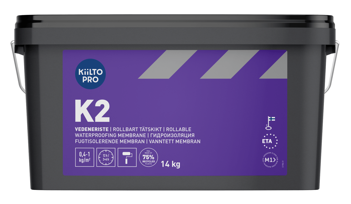 Kiilto K2 Rollbart tätskikt 14 kg - Kiilto - KakelExpress
