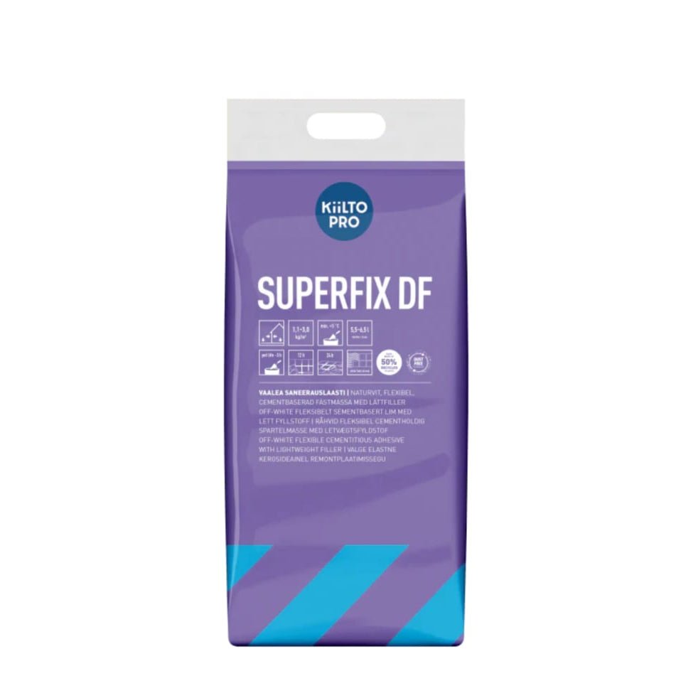 Kiilto Superfix DF fästmassa 15 kg - Kiilto - KakelExpress