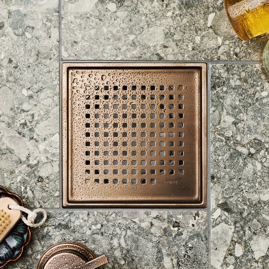 Klinkerram Purus Square Chess Brons - PURUS - KakelExpress