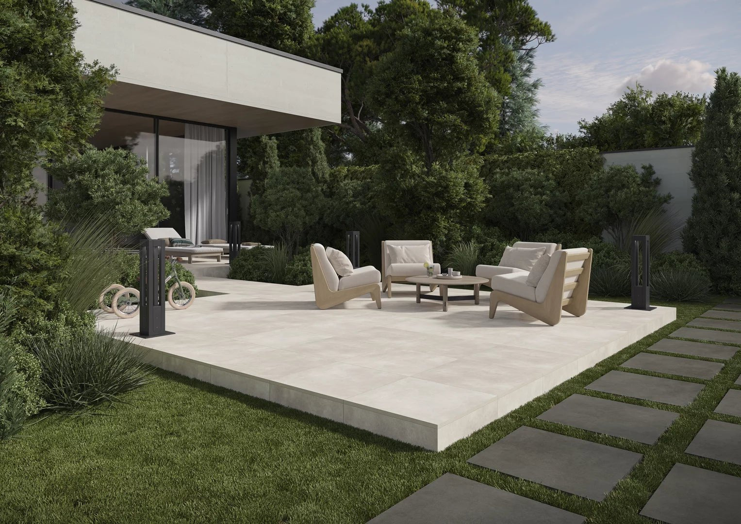 Magnific White 60x60 CM Uteklinker (20MM i tjocklek) - Trendi Kakel - KakelExpress