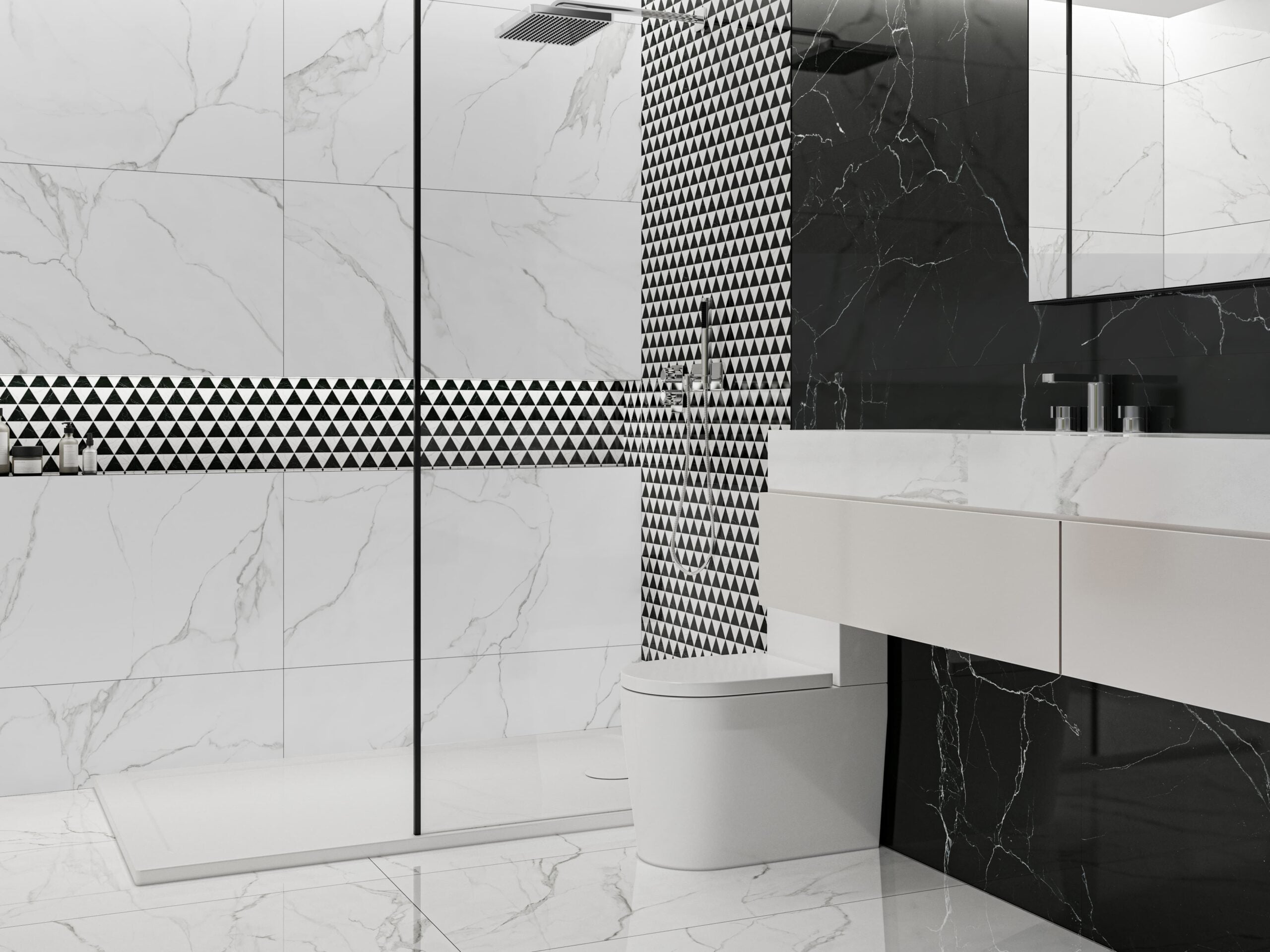 Marmor White 60x120 CM Blank Klinker - Trendi Kakel - KakelExpress