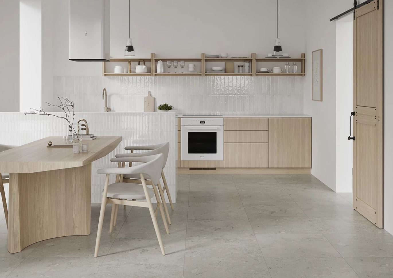 Monaco White Mix 6.5x30 CM Kakel - Trendi Kakel - KakelExpress