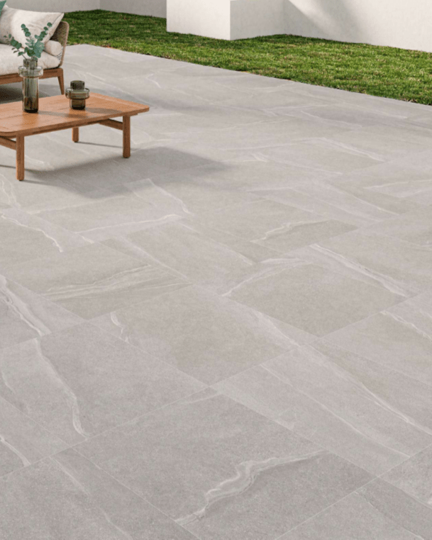 Naxos Grey 2.0 60x60 CM Uteklinker (20MM i tjocklek) - Trendi Kakel - KakelExpress