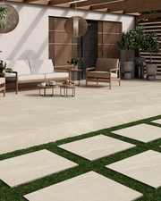 Naxos Ivory 2.0 60x60 CM Uteklinker (20MM i tjocklek) - Trendi Kakel - KakelExpress