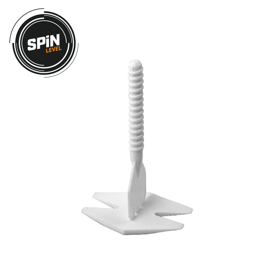 Nivåskruv Spin Level 1 mm / 1000 st/frp - TEBO - KakelExpress