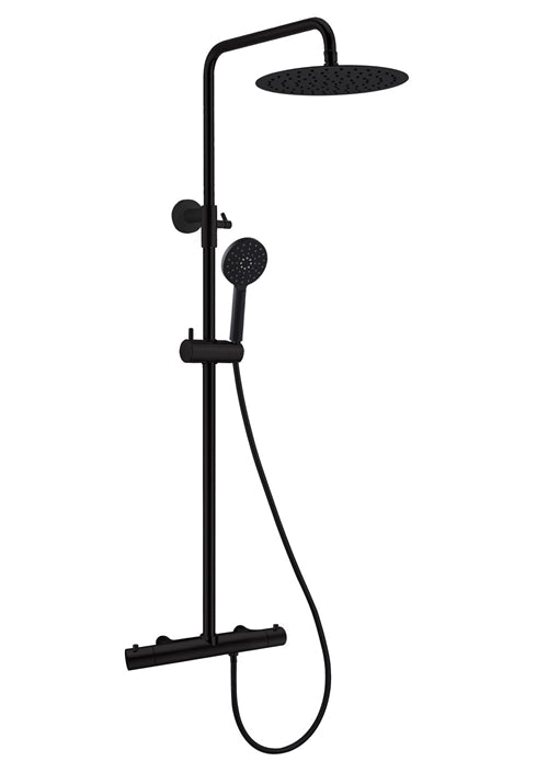 Takdusch Studio Svart CC150 med 300 mm duschhuvud Noro