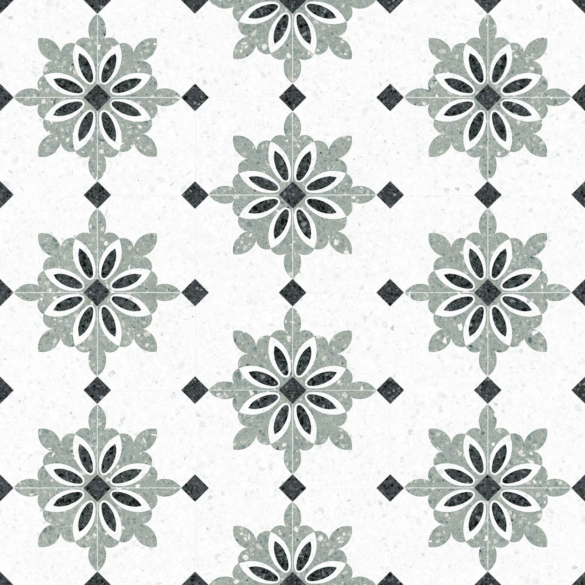 Octogono Antibes Verde 20x20 CM Klinker - Vives - KakelExpress