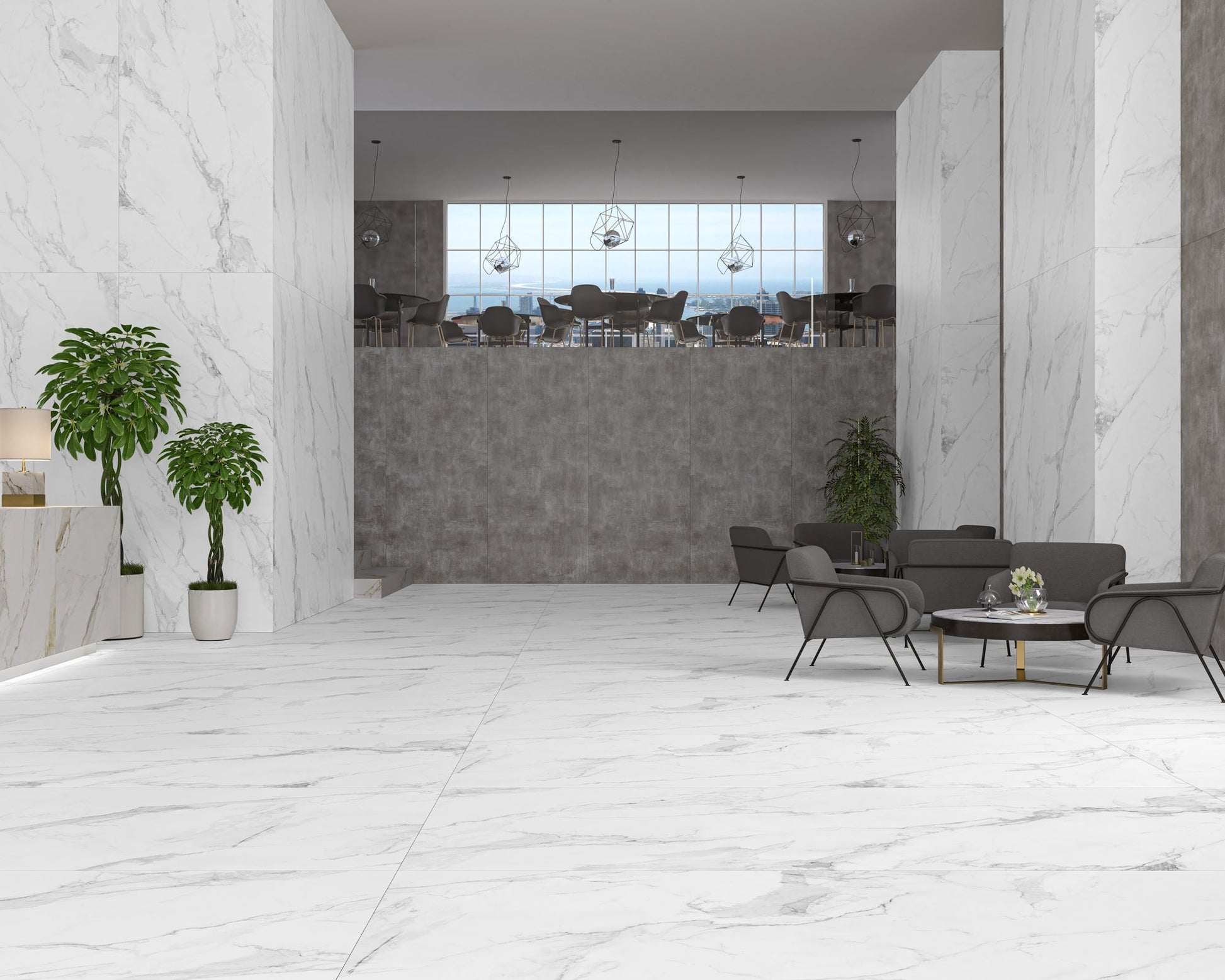 Royal Marble White Matt Rect. 60x60 CM Klinker - Trendi Kakel - KakelExpress