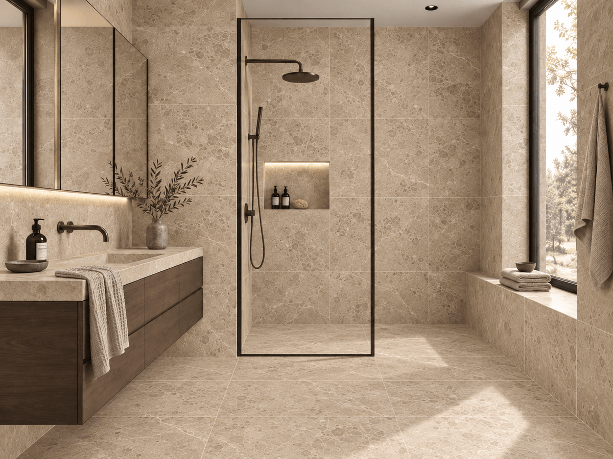 Sandö Beige Matt Rect. 60x60 CM Klinker - Trendi Kakel - KakelExpress