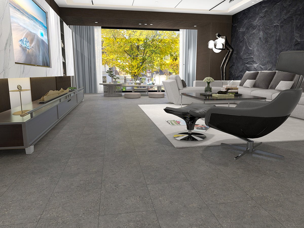 Softstep Kalksten Mellangrå Vinylgolv - SOFTSTEP - KakelExpress