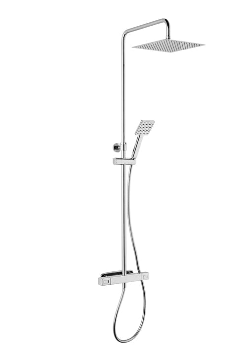 Takdusch Mix Slim Square 160CC Krom med 300x300 duschhuvud Hafa - Hafa - KakelExpress