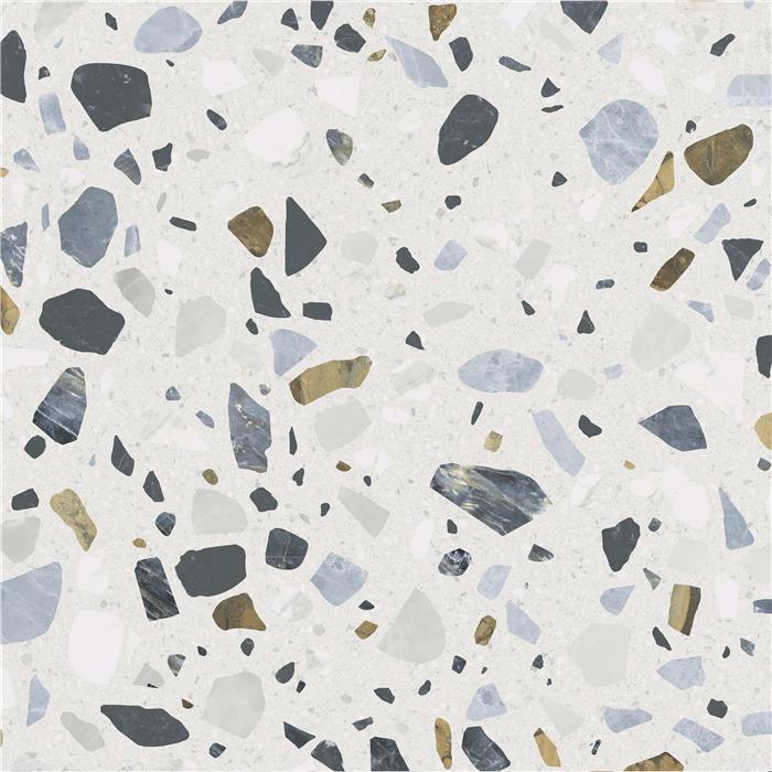 Terrazzo Stone White Matt Rect. 60x60 CM Klinker