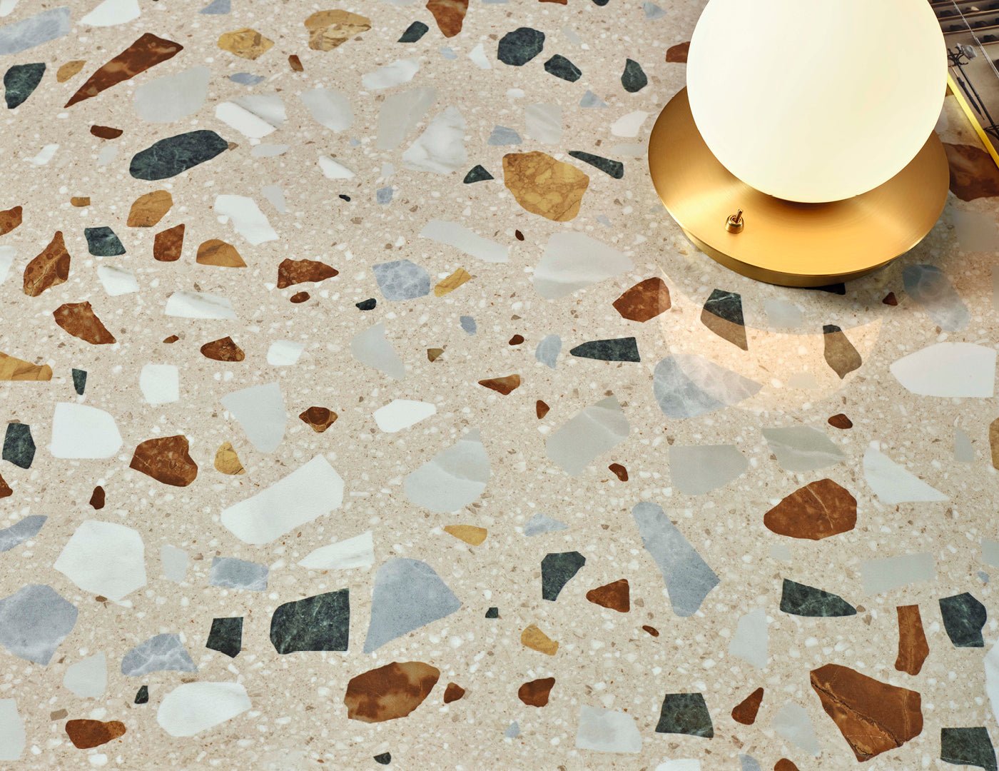 Terrazzo XL Beige Matt Rect. 60X120 CM Klinker - Trendi Kakel - KakelExpress