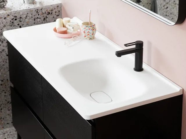 Tvättställsskåp Flow 1200 Svart Ask med 4 lådor Vedum - Vedum - KakelExpress