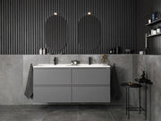 Tvättställsskåp Flow 1500 Betonggrå med 4 lådor Vedum - Vedum - KakelExpress