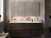 Tvättställsskåp Flow 1500 Brun ek med 4 lådor Vedum - Vedum - KakelExpress