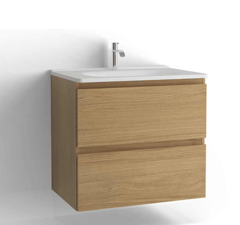 Tvättställsskåp Flow 750 Vitpigmenterad ek Vedum - Vedum - KakelExpress