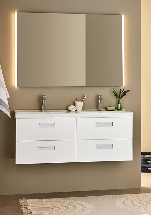 Tvättställsskåp Relounge Vit 1200 med tvättställ Noro - Noro - KakelExpress