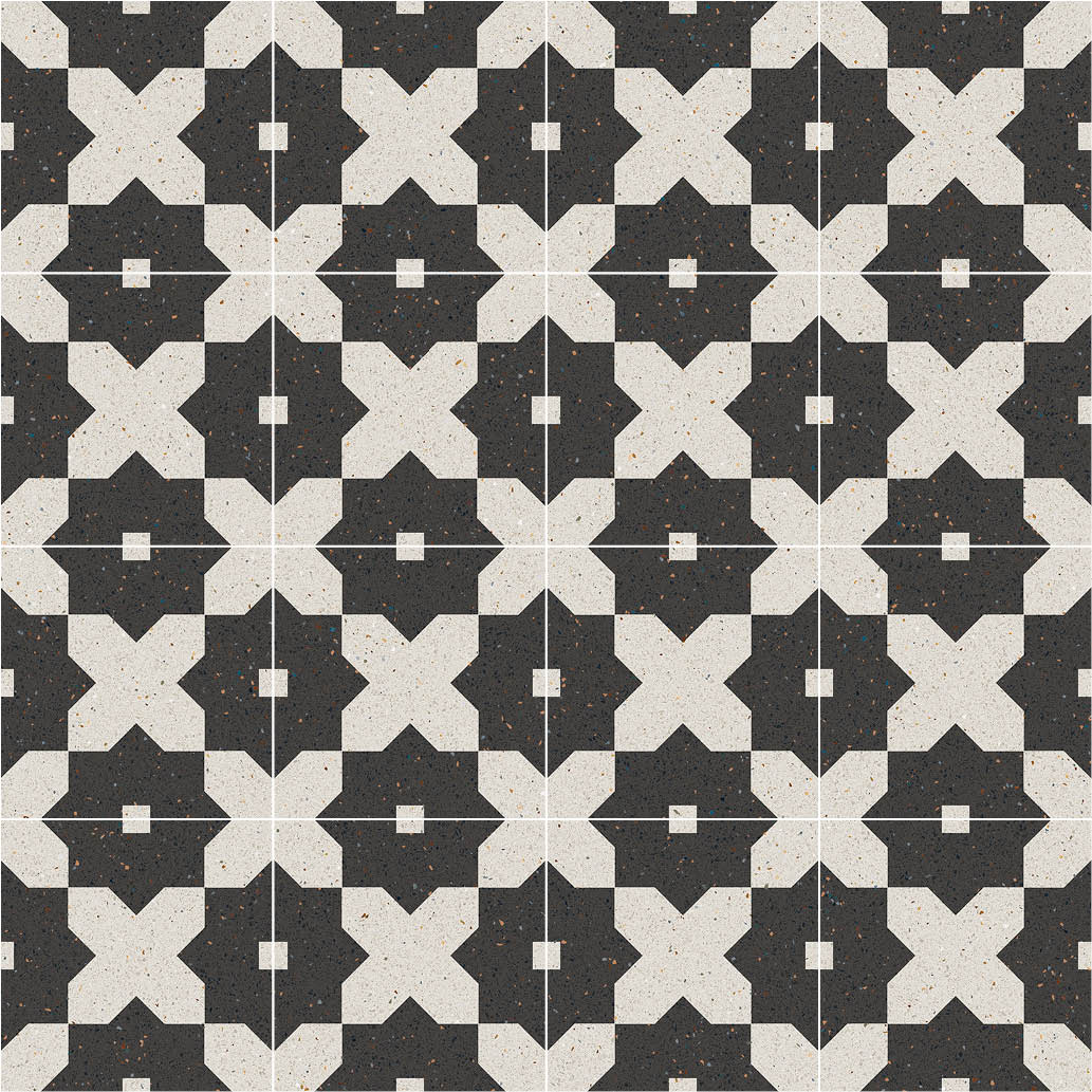 Yotta 20x20 CM Marockanskt mönster - Vives - KakelExpress