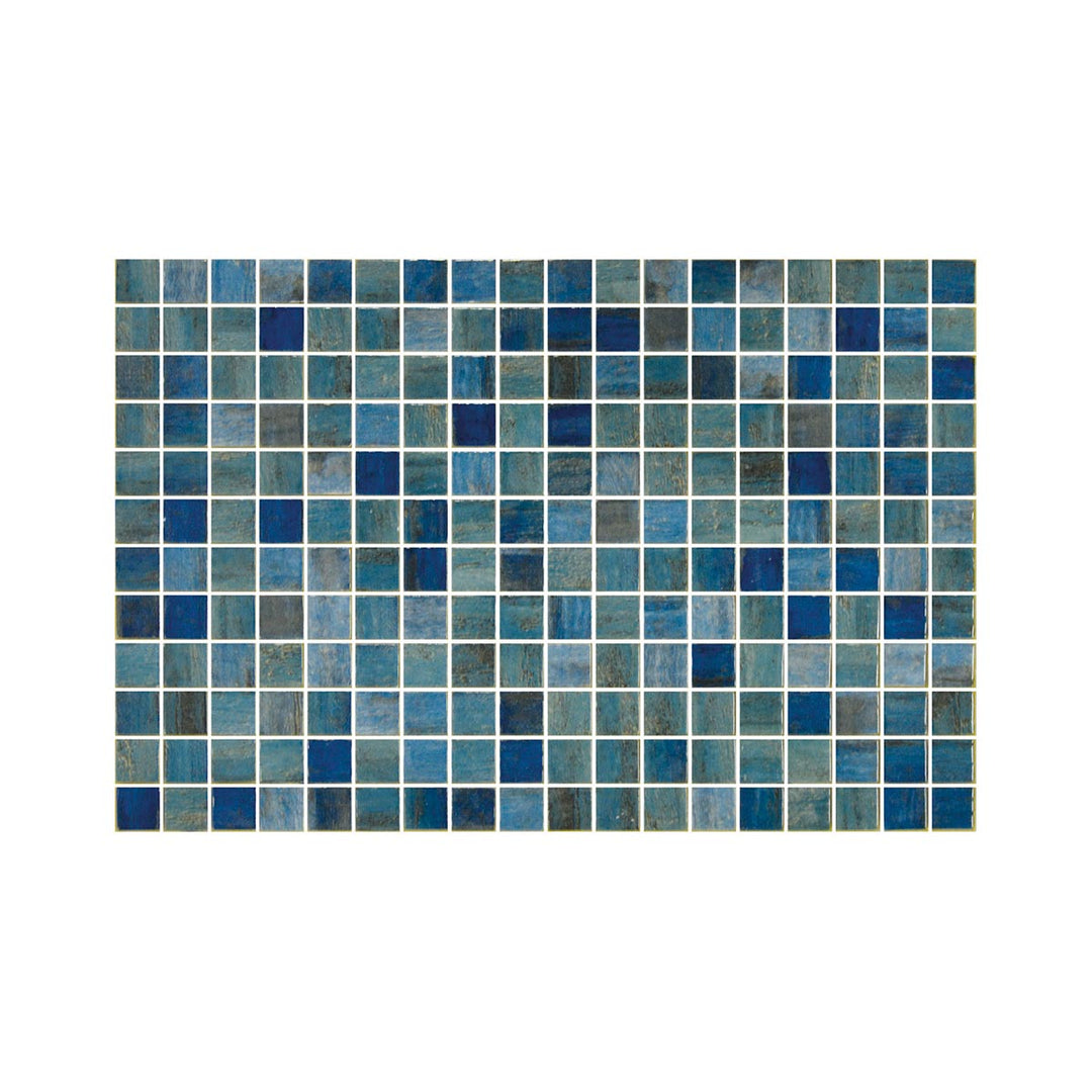 Forest Blue 25x25 MM Mosaik