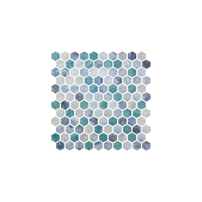 Frisia Silver Hexagon ø 25 MM Mosaik