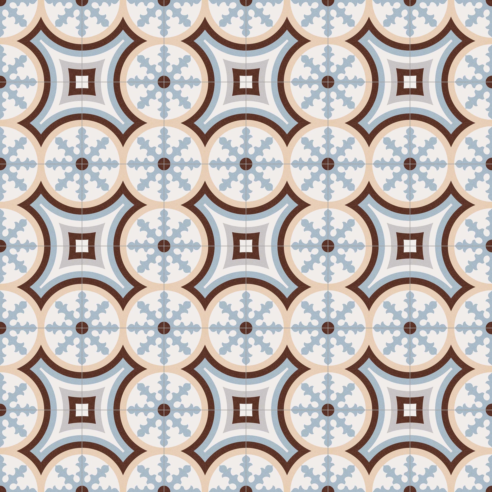 Beltri Celeste 20x20 CM Marockanskt mönster - Vives - KakelExpress